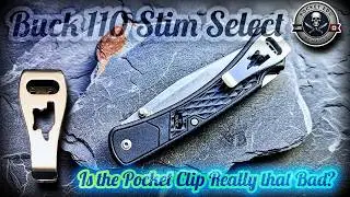 Как вам этот карманный зажим? &mdash; Обзор Buck 110 Slim Select #edc