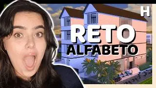 RETO del ALFABETO - CASA con forma de LETRA H - Sims 4