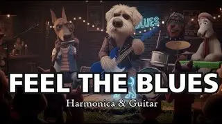 Emotional Blues Harmonica | Lonely Night Instrumental