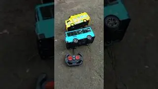 Unboxing and Testing Toys RC Bus Tayo and Truk Oleng No Talking With Natural Sound Water