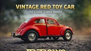 Vintage Red Toy Car | Classic Old Model Beauty 🚗