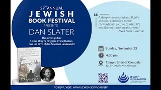 2025 Jewish Book Festival - Dan Slater