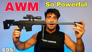 BGMI Game Best Spinner Gun Awm Unboxing And Review In Hindi