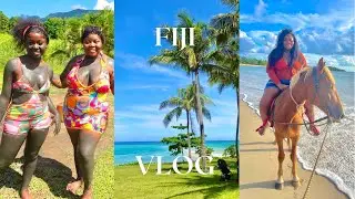 Girls Trip to Fiji Vlog Part 1| I almost FELL off a Horse