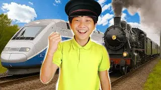 Yejun's Train for Kids Family Trip with Train Museum & Real Train