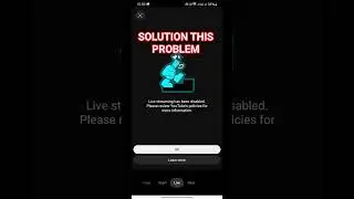 live stream disabled problem solution #livestream #shortvideo #viral #shorts