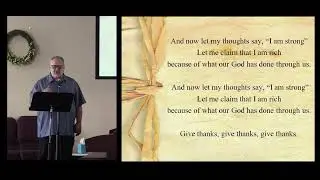 Letting Go - Rev Sandy Butler - March 13, 2022