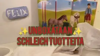 Unboxataan Schleich tuotteita