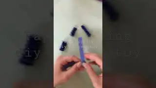 Paper spring diy fidget toy