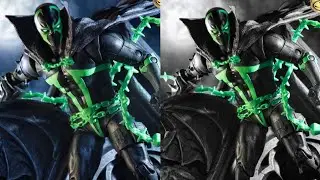 New McFarlane toys spawn shadow of spawn black white accent gold label bbts action figure revealed