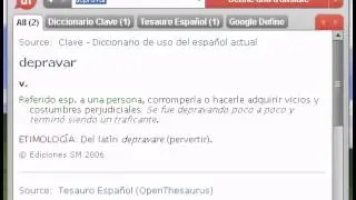 Definici&oacute;n de depravar
