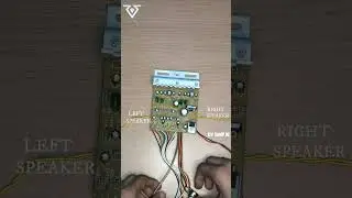4440 Double Ic Amplifier Board | 40 Watt Amplifier Connection Details