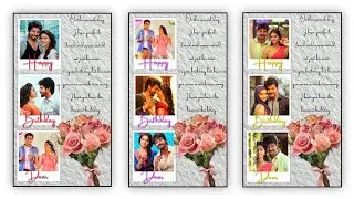 Flower Effect Birthday Wishes Video Editing Inshot New 3 Layer Birthday Reels Video Editing Tamil