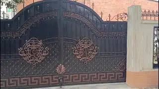 Decorative boundary gate manufacturer in Bangladesh. #viral #lasercutting #home #boundaries #gate 