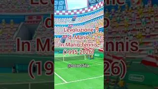 Evolution of Mario in Mario Tennis (1995-2026)