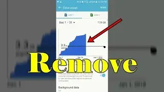 Remove Data Usage Warning कैसे हटायें Samsung Phone हिंदी में