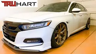 Установка койловеров Truhart Street Plus (Honda Accord 2018+)