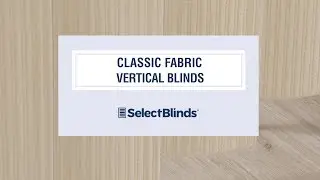 Classic Fabric Vertical Blinds from SelectBlinds.com