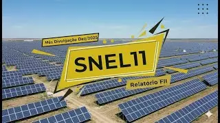 SNEL11 - Foco em energias limpas e dividend yield mensal em outubro de 2025