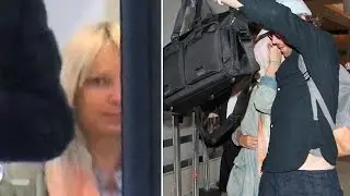 Sia Acts Dramatic With Fiance Brooks Laich At LAX