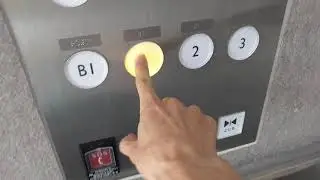 広島大学医学部付属病院・外来棟のエレベーター（三菱製・寝台用）MITSUBISHI_elevator_for_beds