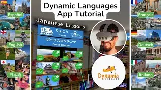 Dynamic Languages VR App Tutorial | Language and Culture Exploration in VR