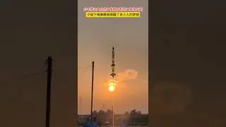 Chinese children successfully built and launched a two-stage water rocket during the summer vacation