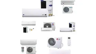 Carrier, Tempstar Silence, Springer Fit, Gree eco garden, Carrier, Elgin Eco Power e LG SMILE 20