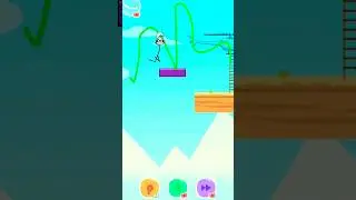Draw fly Stickman funny gameplay 10 #shorts #drawfly #stickmanfun #gameplay #funnygame #helicopter