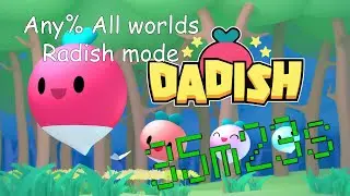 Speedrun - Dadish - All worlds Any% Dadish mode/pc - 35m23s450