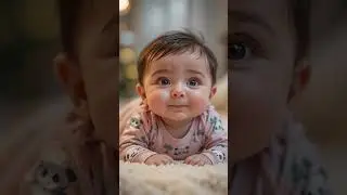 Baby says papa for the first time 🥰😘😍 #sayspapa#cutevoice#sweetexpersion#luckypapa#aibabies #shorts