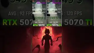 RTX 5070 vs 5070 Ti | Test de performance 🎮🔥  #GamingPC #RTX #Nvidia #BenchmarkTest #PCBuild #gpu