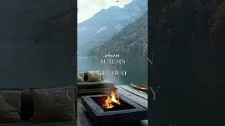 Dream Autumn Getaway | Hidden Lakeside Retreat in the Alps Lo-fi | Ambient Music