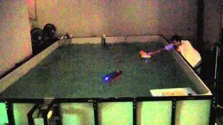 Rough Sea State Autonomous Navigation and Tracking Simulation of of an Unmanned Surface Vessel