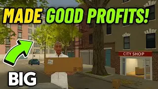 Made BIG Profits in City Shop Simulator! 💸 | Business Tycoon Gameplay