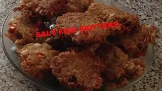 CARIBBEAN SALT FISH FRITTERS aka SALT FISH CAKES (Healthy Version)