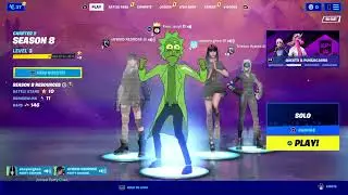 Playing the new  fortnite season  with my irls 100 subs otw(Fortnite season 8)