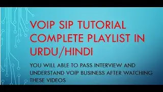 VOIP & SIP Technology Tutroial #01(Urdu/Hindi)