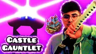 Je termine le Castle Gauntlet sur Geometry Dash.