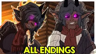 Did Mychael from Mushroom Oasis Game get a sibling? - Shadowdrop Game - Day 1 - ALL ENDINGS