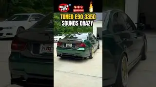 TWIN TURBO DIESEL 3 Series (E90) EXHAUST SOUND🔥 #m57 #335d #e90 #e9x #m57d30 #dieseltuning #shorts