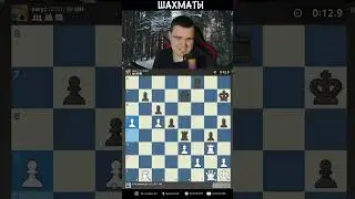 НАКАЗАЛИ МАТОМ РАСКРЫТОГО КОРОЛЯ ТГК & Twitch: denchess25 #chess #chesstok #bullet