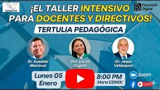 👉 Inicia el 2026 estudiando un posgrado | Tertulia Pedagógica para Docentes y Directivos