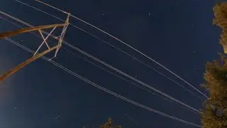 Night Sky Timelapse Alpha Capricornids & Southern Delta Aquariids Meteor Shower July 29, 2025.