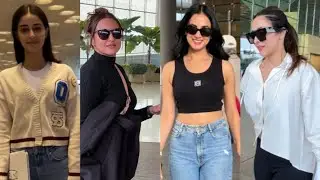 Ananya Pandey, Sonakshi Sinha, Sonal Chauhan, Malaika Arora Get At Airport&hearts;️🥰😍🥳