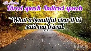 Direct speech -Indirect speech Q/A #school #grammar #englishgrammar #directspeechindirectspeech