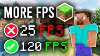 Increase Minecraft FPS in Under 2 Minutes (Low-End PC)