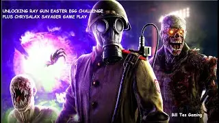 Cold War - ZOMBIES - UNLOCKING RAY GUN EASTER EGG CHALLENGE PLUS CHRYSALAX SAVAGER GAME PLAY