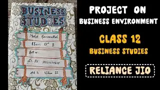 PROJECT on BUSINESS ENVIRONMENT | Class 12 | Business Studies | Real life examples | CBSE 