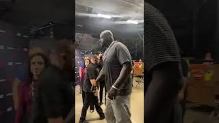 Shaq backstage after #UFC314